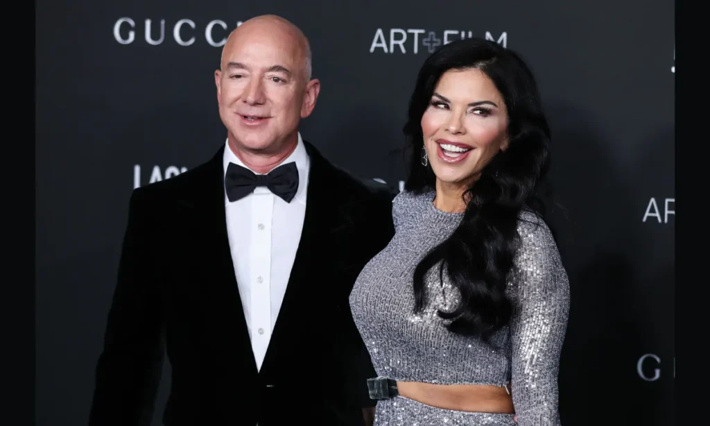 Lauren Sánchez og Jeff Bezos